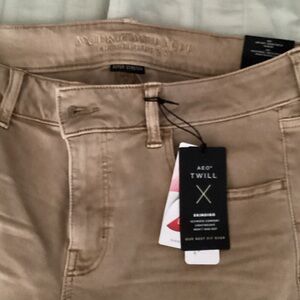 American Eagle Outfitters Tan Twill Shorts